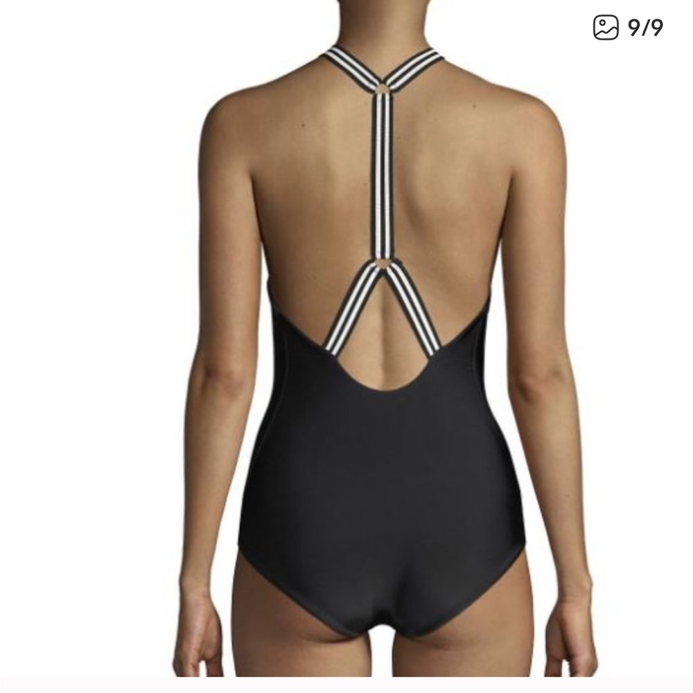 MIKOH Teal T-Back One-Piece Swimsuit